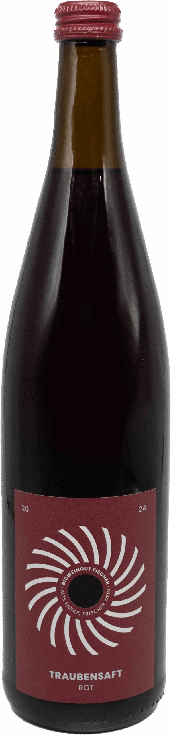 Flasche Traubensaft rot