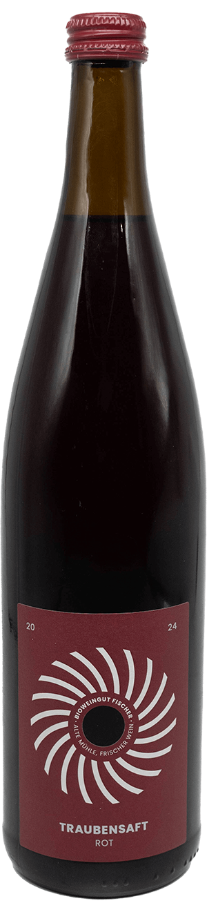 Flasche Traubensaft rot